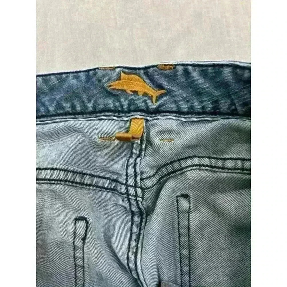 Tommy Bahama Authentic Mens Denim Jeans Size 34x34 Medium Wash Blue 32x27 Actual - Picture 5 of 8